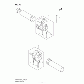 Схема вузла: Пульт керування рульовим для Suzuki VZ800 Boulevard M50
