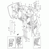 Схема узла: Радиатор для Suzuki TS200