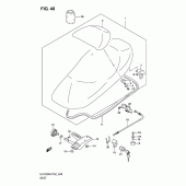 Схема узла: Сиденье для Suzuki UH125 Burgman