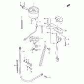 Схема узла: Спидометр для Suzuki DR650 DR650SE