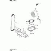 Схема узла: Масляный насос для Suzuki VL800 Boulevard C50