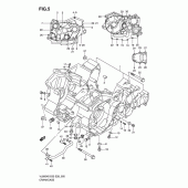 Схема вузла: Картер двигуна для Suzuki VL800 Boulevard C50T