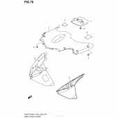 Схема вузла: Body Cowl Cover для Suzuki GSX-R1000