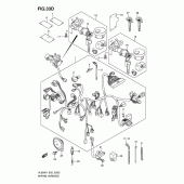 Схема вузла: Електропроводка (Vl800zk5) для Suzuki VL800 Intruder Volusia