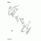 Схема вузла: Передній бічний обтічник Suzuki DL650 V-Strom