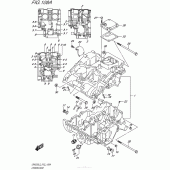 Схема узла: Картер двигателя для Suzuki GW250 Inazuma