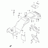 Схема вузла: Заднє крило (Model p/r) для Suzuki GSX-R1100