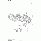 Схема вузла: Speedometer (Gsx-R600L4 E03) для Suzuki GSX-R600