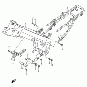 Схема вузла: Рама для Suzuki DL1000 V-Strom