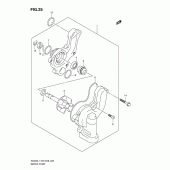 Схема узла: Водяной насос для Suzuki AN400 Burgman (EU analogue of SkyWave)