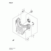 Схема узла: Фара (Gsf650sual1 e21) для Suzuki GSF650 Bandit S