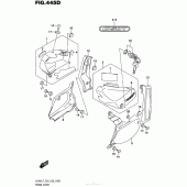 Схема вузла: Бічні панелі (Vl800Tl7 E03) для Suzuki VL800 Boulevard C50