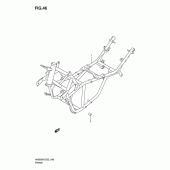 Схема узла: Рама для Suzuki AN650 Burgman (EU analogue of SkyWave)