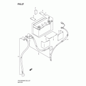 Схема вузла: Акумулятор для Suzuki DR-Z400 DR-Z400SM