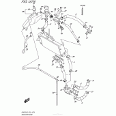 Схема вузла: Патрубок системи охолодження для Suzuki GW250 Inazuma