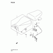 Схема вузла: Сидіння для Suzuki SV1000