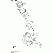 Схема вузла: Колінчастий вал & Поршень для Suzuki VZR1800 Boulevard M109R BOSS