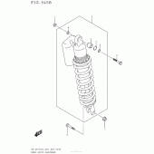 Схема вузла: Rear Shock Absorber (Dr-Z400Sl5 E28) для Suzuki DR-Z400 DR-Z400S