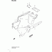 Схема вузла: Бічні панелі (Model l0) для Suzuki GZ250 Marauder