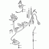 Схема вузла: Електропроводка для Suzuki GSX400