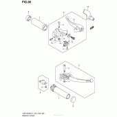 Схема узла: Ручки руля для Suzuki VZR1800 Boulevard M109R B.O.S.S