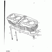 Схема узла: Цилиндр для Suzuki GS1000