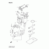 Схема вузла: Кріплення акумулятора (Sfv650al1 e21) для Suzuki SFV650 Gladius