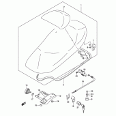 Схема вузла: Сидіння для Suzuki UH150 Burgman