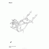 Схема вузла: Рама для Suzuki AN650 Burgman (EU analogue of SkyWave)