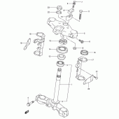 Схема вузла: Рульова траверса (Sv650k1/k2) для Suzuki SV650