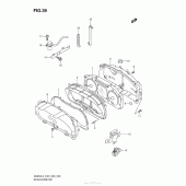 Схема узла: Speedometer (An650Zl3 E28) для Suzuki AN650 Burgman (EU analogue of SkyWave)