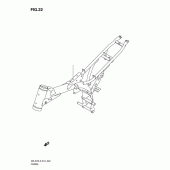 Схема узла: Рама для Suzuki DR-Z70