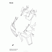 Схема узла: Накладки рамы (Vzr1800Zl4 E03) для Suzuki VZR1800 Boulevard M109R