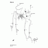 Схема вузла: Система індукції повітря для Suzuki GSF1200 Bandit