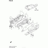 Схема вузла: Корпус редуктора для Suzuki AN650 Burgman (EU analogue of SkyWave)