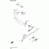 Схема узла: Подставка для Suzuki VL1500 Boulevard C90T