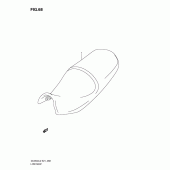 Схема вузла: Low seat (Optional) для Suzuki DL650 V-Strom