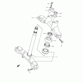 Схема вузла: Рульова траверса для Suzuki AN650 Burgman (EU analogue of SkyWave)