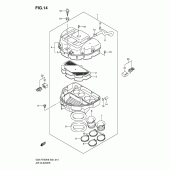 Схема узла: Воздушный фильтр для Suzuki GSX-R750