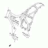 Схема вузла: Рама для Suzuki RV125