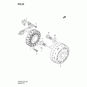 Схема вузла: Статор & Ротор для Suzuki SV650