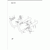 Схема вузла: Вихлопна система (Model s) для Suzuki VS1400 Intruder 1400