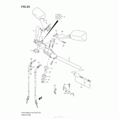 Схема узла: Руль & Тросики для Suzuki GSX1300 Hayabusa