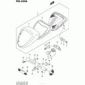 Схема узла: Задний фонарь (Стоп-сигнал) (Vl1500Bl7 E03) для Suzuki VL1500 Boulevard C90T B.O.S.S