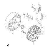 Схема вузла: Генератор для Suzuki GS500