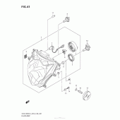 Схема узла: Фара (Gsx-R600L3 E28) для Suzuki GSX-R600