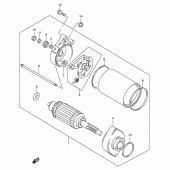 Схема вузла: Електричний стартер для Suzuki TL1000