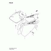 Схема вузла: Бічні панелі для Suzuki DR-Z400 DR-Z400SM