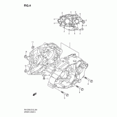 Схема вузла: Картер двигуна для Suzuki RV125