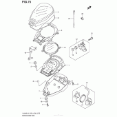 Схема вузла: Speedometer (Vl800Tl3 E03) для Suzuki VL800 Boulevard C50C